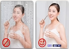 两键双色温防雾浴镜PCBA