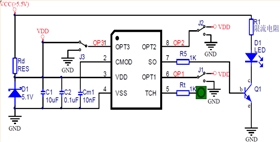 电容式触摸芯片电路图