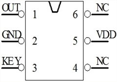 长按0.5秒开长按2秒关机芯片