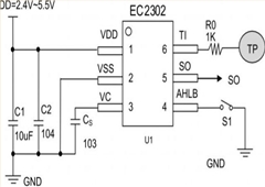 EC2302单通道触摸芯片