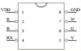 RGB七彩水底灯芯片