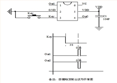 EY408长按3秒延时0.5秒开关芯片