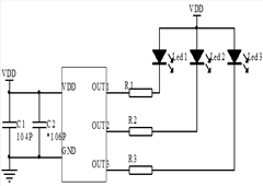EC241209 6开18关循环定时芯片
