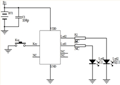 EC250312按键换段开关芯片