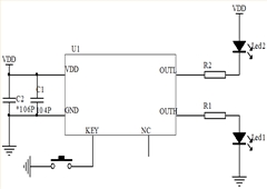 EH5304 10分钟开30分钟关循环定时芯片