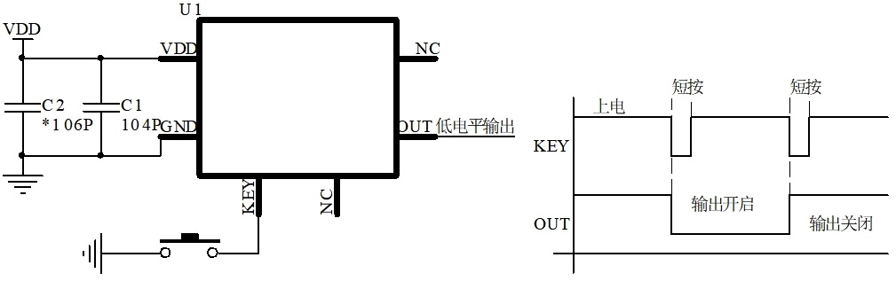 1μA 超低功耗、2.0V-6.5V宽电压，EC6D-5C一键开关机芯片为电动牙刷而生