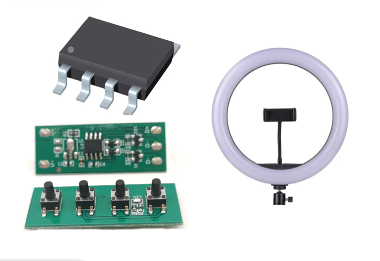 四键触发直播灯调光IC