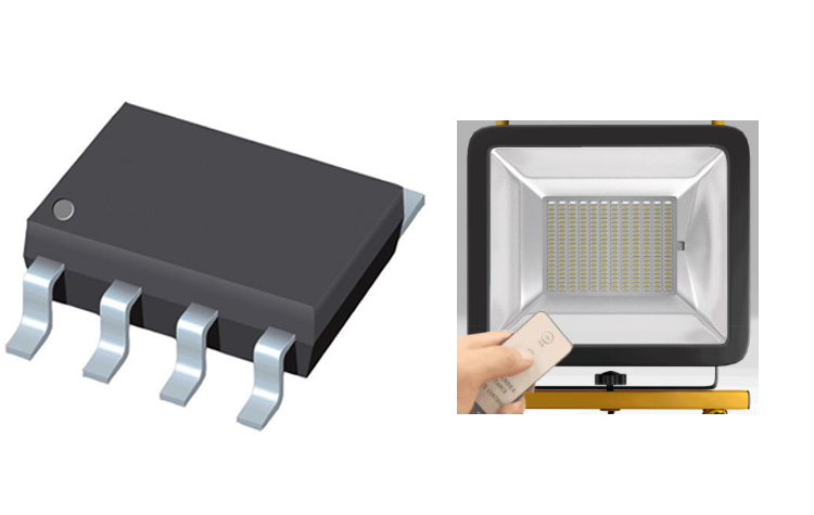 四键遥控工作灯IC