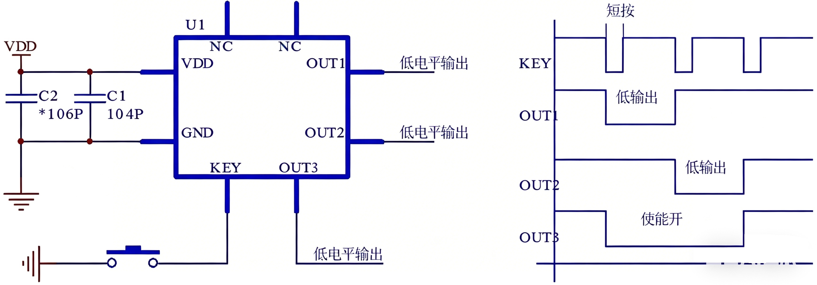 电子切换开关芯片